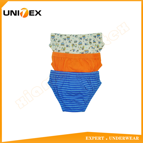 Boys’ Briefs — 3-Piece Pack, Cotton, Custom Print — Boys' Briefs & Thongs programme — OEM & private label detail photo 2