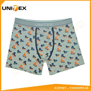 Men’s Boxer Shorts — Cotton, Custom Print, Jacquard Elastic — Men's Boxers & Boxer Briefs programme — thumbnail of OEM & private label sample 1