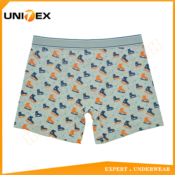 Men’s Boxer Shorts — Cotton, Custom Print, Jacquard Elastic — Men's Boxers & Boxer Briefs programme — OEM & private label detail photo 2