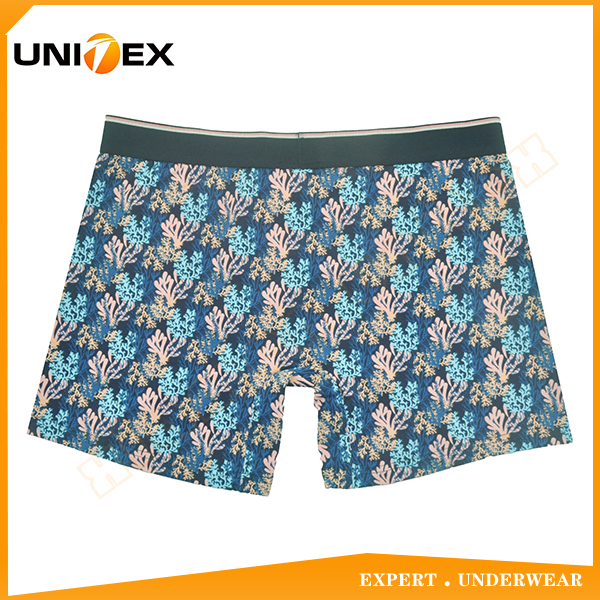Men’s Boxer Briefs — Cotton, Custom Print, Jacquard Elastic — Men's Boxers & Boxer Briefs programme — OEM & private label detail photo 2