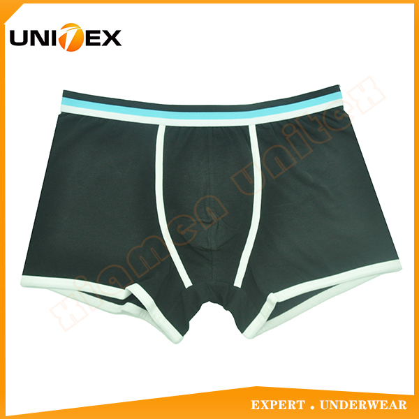 Men’s Classic Boxer Shorts — Cotton/Spandex — solid — Men's Underwear programme — OEM & private label sample photo 1