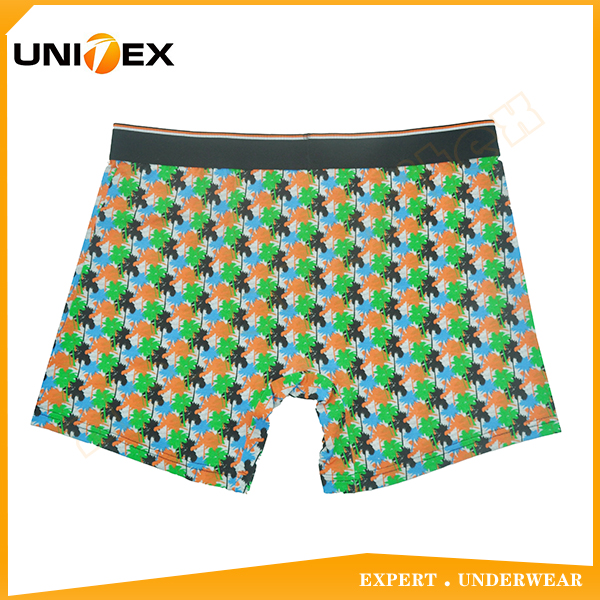 Men’s Boxer Briefs — Cotton, Custom Print, Jacquard Elastic — Printed — Men's Boxers & Boxer Briefs programme — OEM & private label detail photo 2