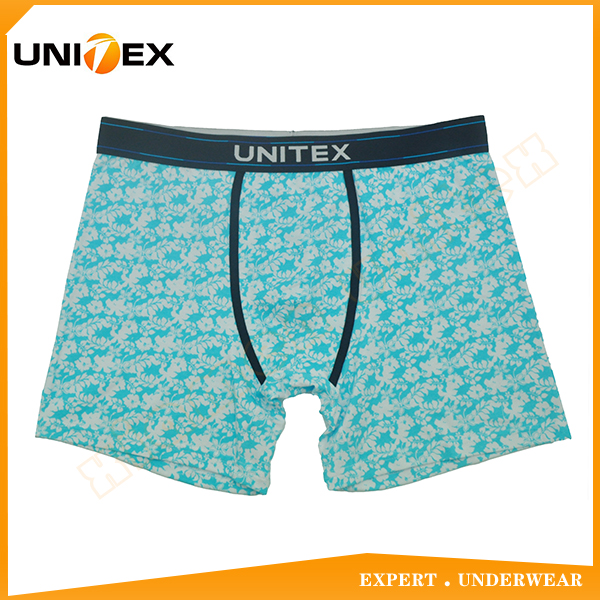 Men’s Boxer Shorts — Reactive Print, Jacquard Elastic — Men's Underwear programme — OEM & private label sample photo 1