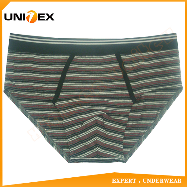 Men’s Briefs — Cotton, Yarn-Dyed Stripe, Breathable — Men's Underwear programme — OEM & private label sample photo 1