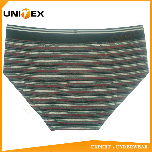 Men’s Briefs — Cotton, Yarn-Dyed Stripe, Breathable — Men's Briefs programme — OEM & private label detail photo 2