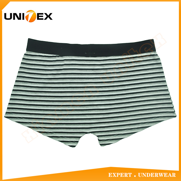 Men’s Boxer Shorts — Cotton, Jacquard Elastic, Yarn-Dyed Stripe — Men's Boxers & Boxer Briefs programme — OEM & private label detail photo 2