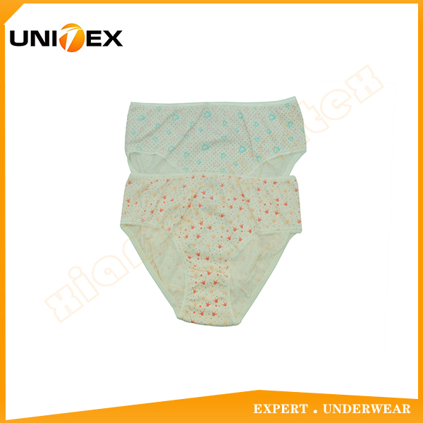 Girls’ Bikini Briefs — 2-Piece Pack, Cotton, All-Over Print — Girls' Underwear programme — OEM & private label sample photo 1