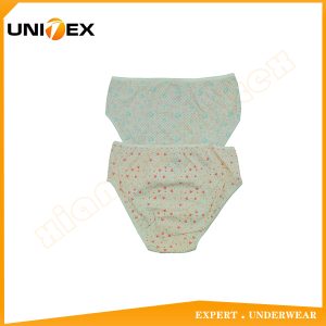 Girls’ Bikini Briefs — 2-Piece Pack, Cotton, All-Over Print — Girls' Underwear programme — thumbnail of OEM & private label sample 2