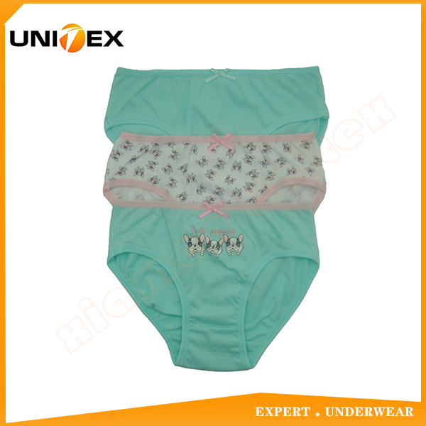 Kids’ Briefs — 3-Piece Pack, Cotton, Cute — Girls' Underwear programme — OEM & private label product photo 1