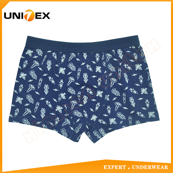 Boys’ Soft Boxer Shorts — Cotton, All-Over Print — youth — Boys' Underwear programme — OEM & private label sample photo 1