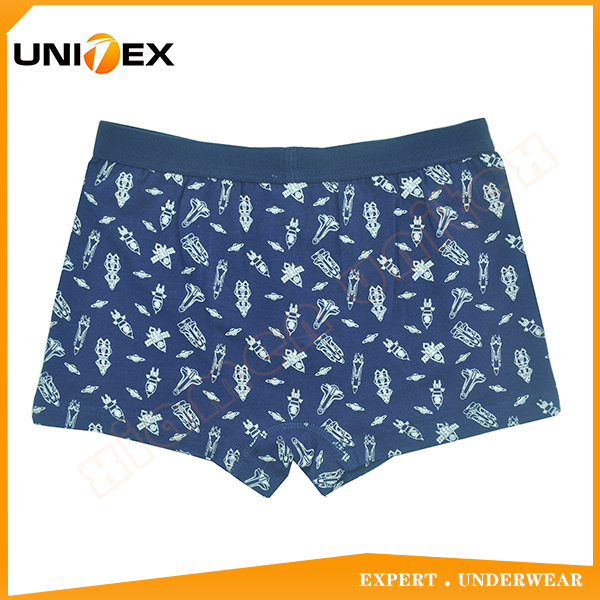 Boys’ Soft Boxer Shorts — Cotton, All-Over Print — Youth Range — Boys' Boxers & Boxer Shorts programme — OEM & private label detail photo 2
