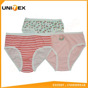 Girls’ Thong Briefs — 3-Piece Pack, Cotton, Cute — Girls' Underwear programme — thumbnail of OEM & private label sample 1