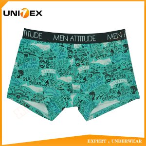 Men’s Underwear — Cotton, Reactive Print, Jacquard Elastic — Men's Boxers & Boxer Briefs programme — thumbnail of OEM & private label sample 1