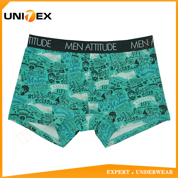 Men’s Underwear — Cotton, Reactive Print, Jacquard Elastic — Men's Underwear programme — OEM & private label sample photo 1