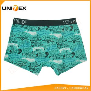 Men’s Underwear — Cotton, Reactive Print, Jacquard Elastic — Men's Boxers & Boxer Briefs programme — thumbnail of OEM & private label sample 2