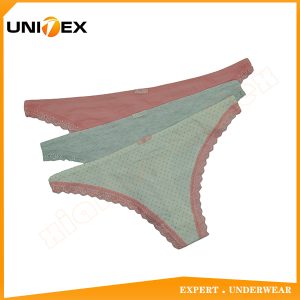 Women’s Thong Briefs — 3-Piece Pack, Cotton, Comfort Fit — Women's Underwear programme — thumbnail of OEM & private label sample 1