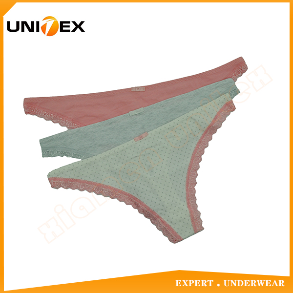 Women’s Thong Briefs — 3-Piece Pack, Cotton, Comfort Fit — Women's Underwear programme — OEM & private label sample photo 1