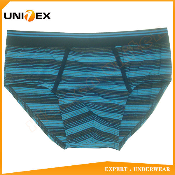 Men’s Underwear — Cotton, Jacquard Elastic, Yarn-Dyed Stripe — Men's Underwear programme — OEM & private label sample photo 1