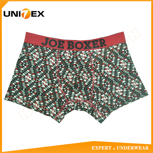 Men’s Boxer Shorts — Cotton, Reactive Print, Jacquard Elastic — funny — Men's Underwear programme — OEM & private label sample photo 1