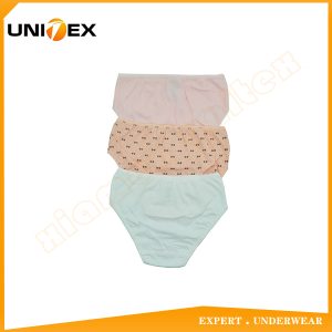 Girls’ Bikini Briefs — 3-Piece Pack, Cotton, Custom Print, Glitter — Girls' Underwear programme — thumbnail of OEM & private label sample 2