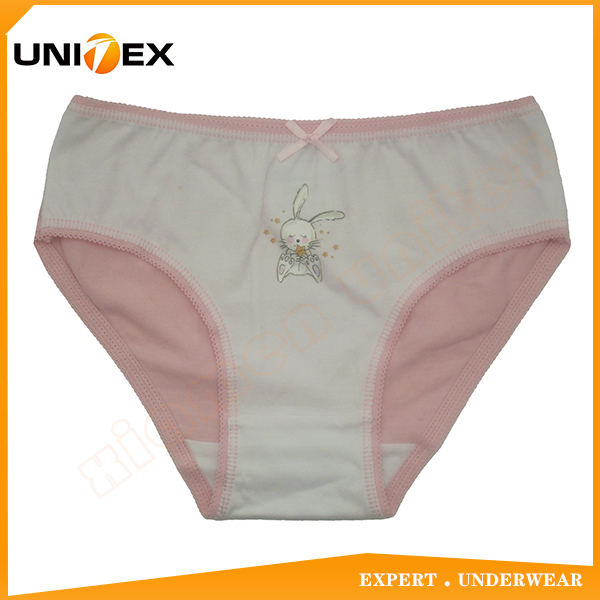 Kids’ Briefs — Cotton, Custom Print — Girls' Underwear programme — OEM & private label product photo 1