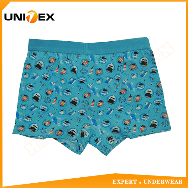 Boys’ Boxer Shorts — Cotton, All-Over Print — Water-Repellent — Boys' Boxers & Boxer Shorts programme — OEM & private label detail photo 2