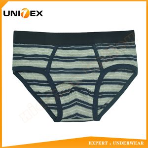 Men’s Underwear — Cotton, Yarn-Dyed Stripe — Men's Briefs programme — thumbnail of OEM & private label sample 1