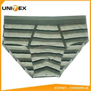 Men’s Underwear — Cotton/Spandex, Yarn-Dyed Stripe — Men's Briefs programme — thumbnail of OEM & private label sample 1