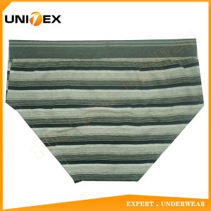 Men’s Underwear — Cotton/Spandex, Yarn-Dyed Stripe — Men's Briefs programme — thumbnail of OEM & private label sample 2