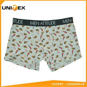 Men’s Boxer Shorts — Cotton, All-Over Print, Jacquard Elastic — Printed — Men's Boxers & Boxer Briefs programme — thumbnail of OEM & private label sample 1