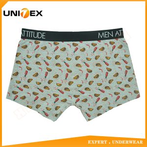 Men’s Boxer Shorts — Cotton, All-Over Print, Jacquard Elastic — Printed — Men's Boxers & Boxer Briefs programme — thumbnail of OEM & private label sample 2