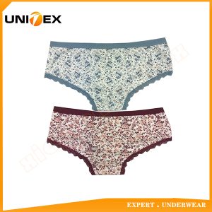 Women’s Basic Briefs — 2-Piece Pack, Cotton/Spandex, Custom Print — Women's Underwear programme — OEM & private label sample photo 2