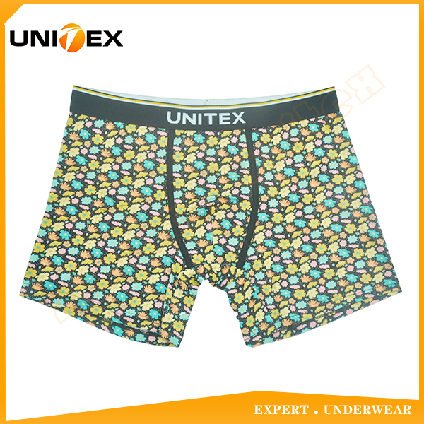 Men’s Soft Boxer Briefs — Cotton, Jacquard Elastic, Comfort Fit — Men's Underwear programme — OEM & private label sample photo 1