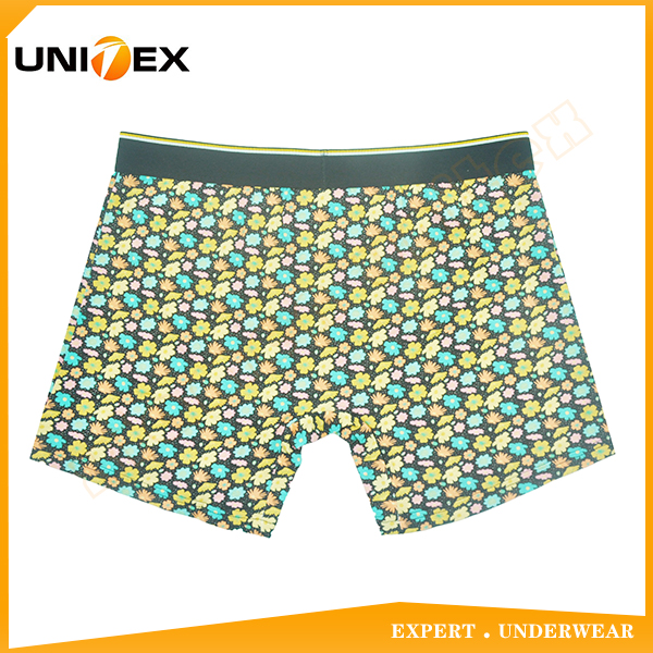 Men’s Soft Boxer Briefs — Cotton, Jacquard Elastic, Comfort Fit — Men's Boxers & Boxer Briefs programme — OEM & private label detail photo 2