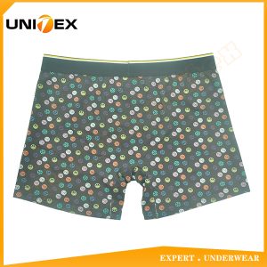 Men’s Soft Boxer Briefs — Cotton, Custom Print, Jacquard Elastic, AOP — Men's Boxers & Boxer Briefs programme — thumbnail of OEM & private label sample 2