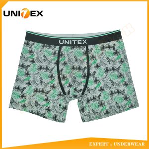 Men’s Soft Boxer Shorts — Cotton, Custom Print, Jacquard Elastic — Men's Boxers & Boxer Briefs programme — thumbnail of OEM & private label sample 1