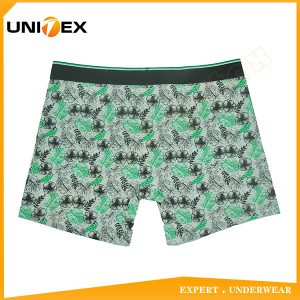 Men’s Soft Boxer Shorts — Cotton, Custom Print, Jacquard Elastic — Men's Boxers & Boxer Briefs programme — thumbnail of OEM & private label sample 2