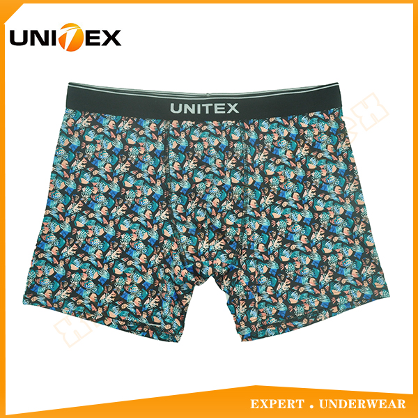 Men’s Boxer Briefs — Polyester, Custom Print, Jacquard Elastic — Men's Boxers & Boxer Briefs programme — OEM & private label product photo 1