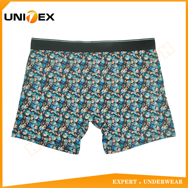 Men’s Boxer Briefs — Polyester, Custom Print, Jacquard Elastic — Men's Boxers & Boxer Briefs programme — OEM & private label detail photo 2