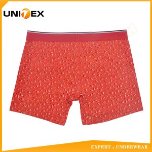 Men’s Soft Boxer Shorts — Cotton/Spandex, All-Over Print, Jacquard Elastic — Men's Boxers & Boxer Briefs programme — thumbnail of OEM & private label sample 2
