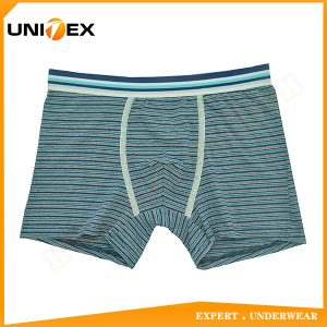 Men’s Boxer Shorts — Cotton, Yarn-Dyed Stripe — underpants — Men's Boxers & Boxer Briefs programme — thumbnail of OEM & private label sample 1