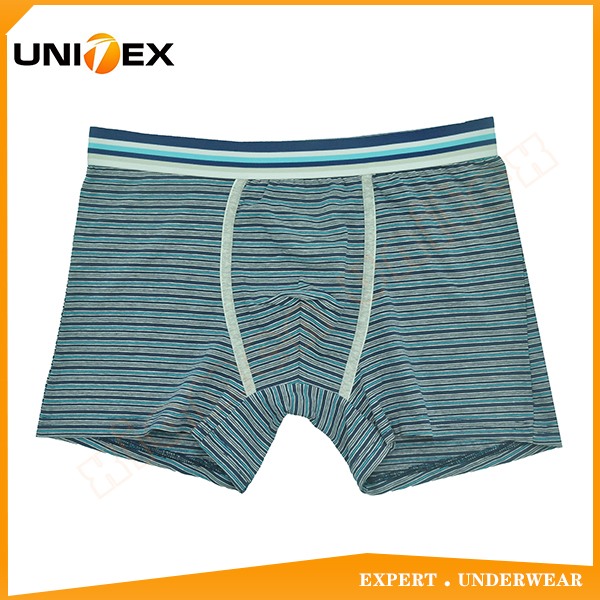 Men’s Boxer Shorts — Cotton, Yarn-Dyed Stripe — underpants — Men's Underwear programme — OEM & private label sample photo 1
