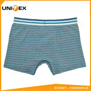 Men’s Boxer Shorts — Cotton, Yarn-Dyed Stripe — underpants — Men's Boxers & Boxer Briefs programme — thumbnail of OEM & private label sample 2