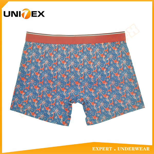 Men’s Boxer Briefs — Cotton, Custom Print, Jacquard Elastic — Breathable — Men's Boxers & Boxer Briefs programme — OEM & private label detail photo 2
