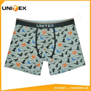 Men’s Boxer Briefs — Cotton/Spandex, Custom Print, Jacquard Elastic — Men's Boxers & Boxer Briefs programme — thumbnail of OEM & private label sample 1