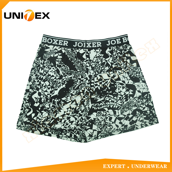 Men’s Boxer Shorts — Cotton, Reactive Print, Jacquard Elastic — joe — Men's Boxers & Boxer Briefs programme — OEM & private label detail photo 2
