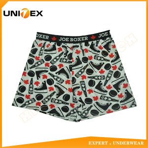 Men’s Boxer Shorts — Cotton, Reactive Print, Jacquard Elastic — Designer — Men's Boxers & Boxer Briefs programme — thumbnail of OEM & private label sample 1