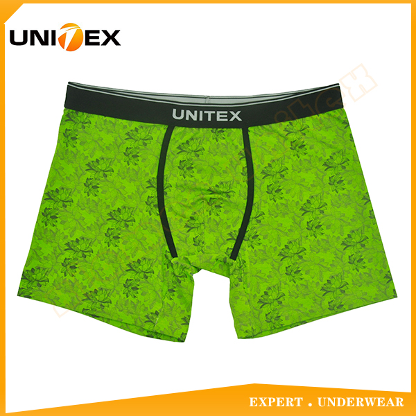 Men’s Soft Boxer Briefs — Cotton, All-Over Print — Men's Underwear programme — OEM & private label sample photo 1