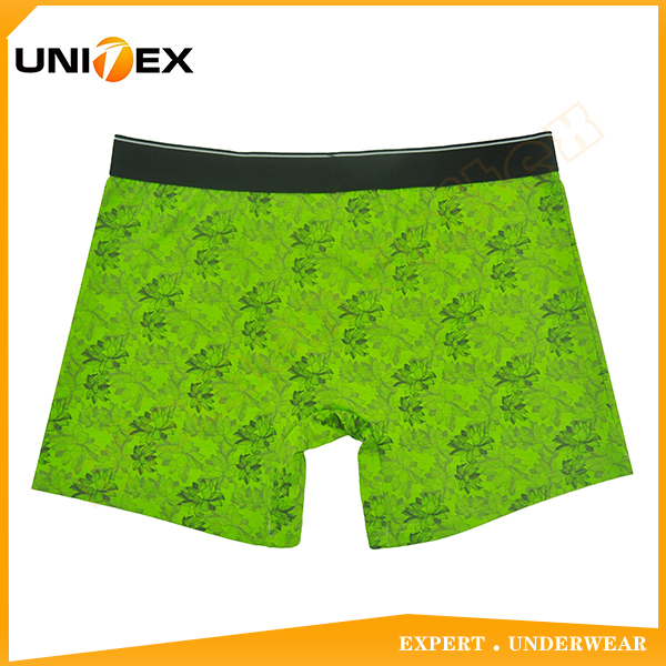 Men’s Soft Boxer Briefs — Cotton, All-Over Print — Men's Boxers & Boxer Briefs programme — OEM & private label detail photo 2