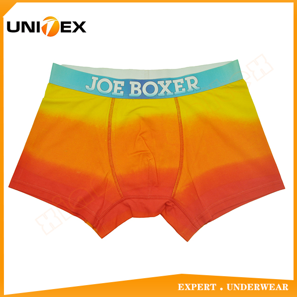 Men’s Boxer Briefs — Cotton, Discharge Print, Moisture-Wicking — Men's Underwear programme — OEM & private label sample photo 1